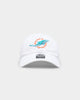 47 Brand Miami Dolphins '47 Clean Up Strapback White