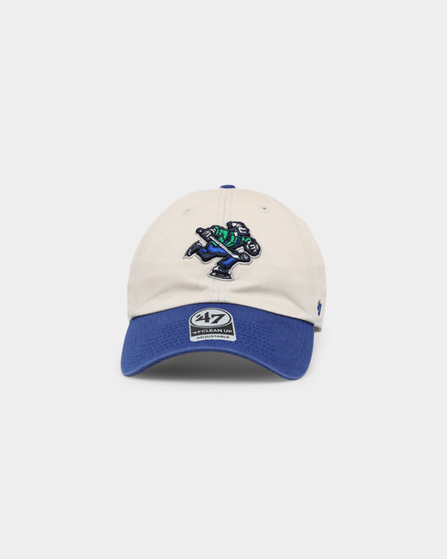 47 Brand Vancouver Canucks Two Tone 47 Clean Up Strapback Natural
