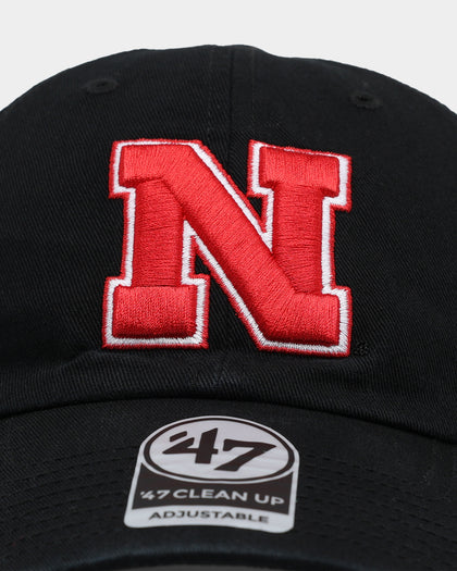 47 Brand Nebraska Cornhuskers '47 Clean Up Strapback Black