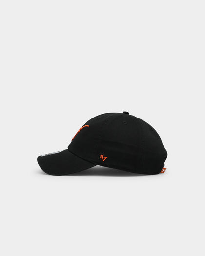 47 Brand Texas Longhorns '47 Clean Up Strapback Black