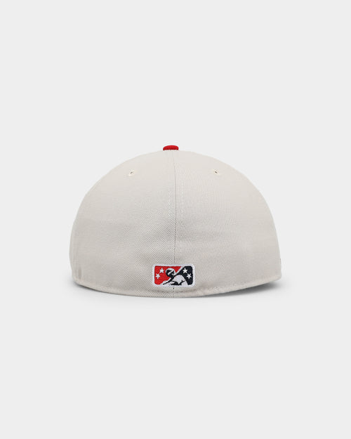 New Era Asheville Tourists 'Batter Up' 59FIFTY Fitted Stone