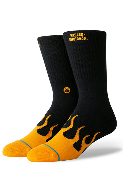 Stance Harley Flames Black