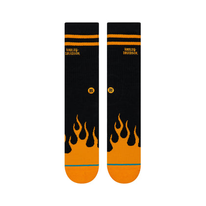 Stance Harley Flames Black