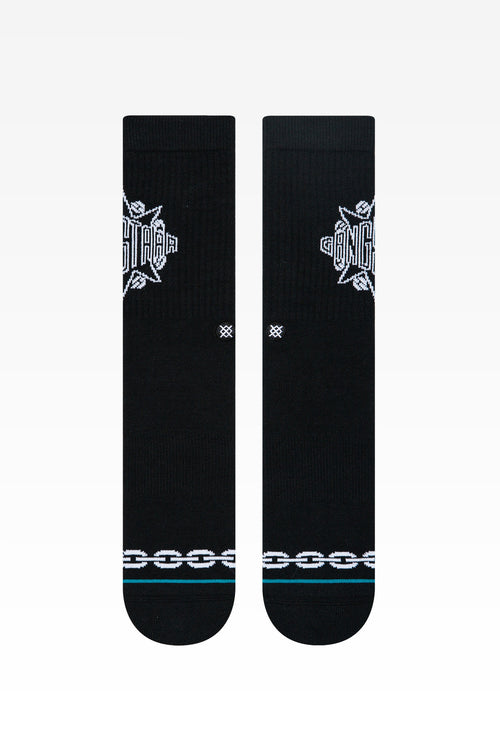 Stance Gangstarr Crew Sock Black