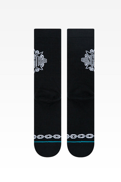 Stance Gangstarr Crew Sock Black