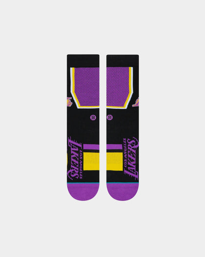 Stance Men's Los Angeles Lakers Shortcut 2 Socks Purple