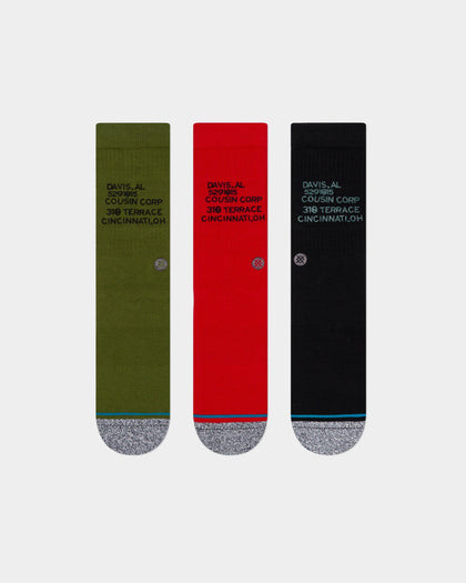 Stance Men's Corp 3 of a Kind Mix'n'Match Sock Pack Multi