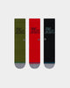 Stance Men's Corp 3 of a Kind Mix'n'Match Sock Pack Multi