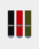 Stance Men's Corp 3 of a Kind Mix'n'Match Sock Pack Multi
