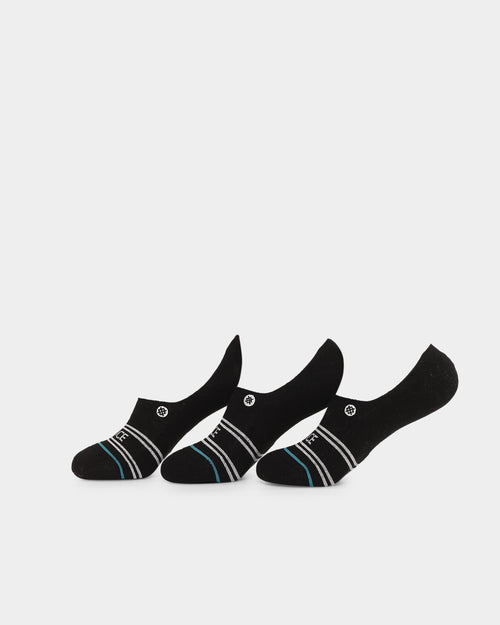 Stance Men's Basic No Show Sock 3 Pack Black