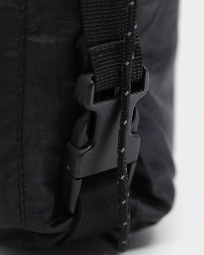 OBEY Commuter Cinch Bag Black/Sky Blue