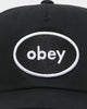 Obey Lessons 5-Panel Snapback Black
