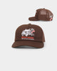 OBEY Heavy Work Trucker Snapback Brown