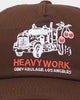 OBEY Heavy Work Trucker Snapback Brown