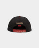 Mitchell & Ness Chicago Bulls Luxury Carp Script Snapback Black/Red