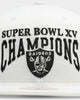 Mitchell & Ness Raiders Superbowl XV Deadstock Snapback White