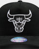Mitchell & Ness Men's Chicago Bulls 'Hang Time' 110 Pinch Snapback Black