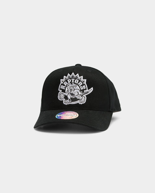 Mitchell & Ness Men's Toronto Raptors 'Hang Time' 110 Pinch Snapback Black