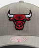 Mitchell & Ness Chicago Bulls Slam Dunk High Crown Snapback Heather Grey