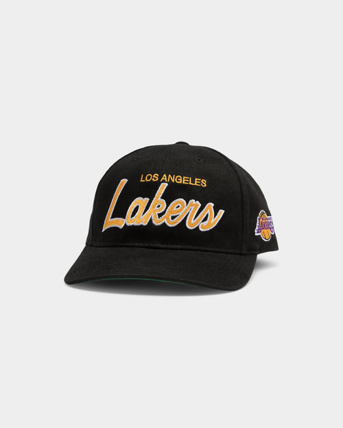 Mitchell & Ness Los Angeles Team Script Deadstock Snapback Black