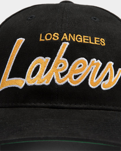 Mitchell & Ness Los Angeles Team Script Deadstock Snapback Black