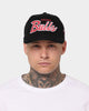 Mitchell & Ness Chicago Bulls Corduroy Script 6-Panel Deadstock Snapback Black