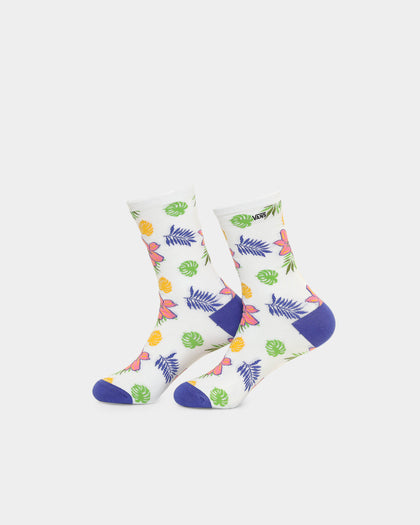 Vans Women's Ticker Socks (6.5-10) White/Floral