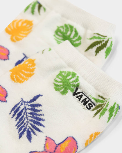 Vans Women's Ticker Socks (6.5-10) White/Floral