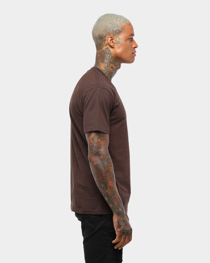 AS Colour AS Colour Plain Staple T Dark Chocolate