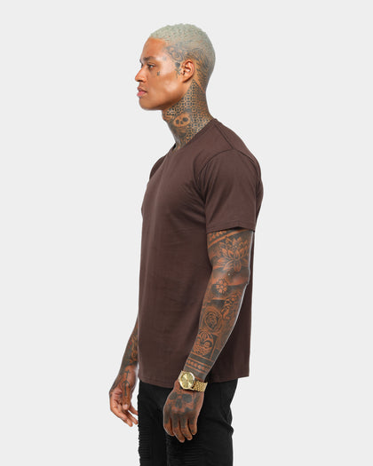 AS Colour AS Colour Plain Staple T Dark Chocolate