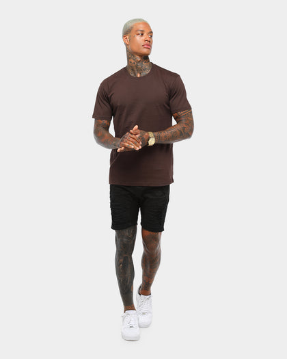 AS Colour AS Colour Plain Staple T Dark Chocolate