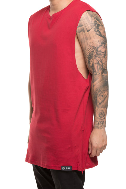 Carré Capone 3.0 Muscle Tee Crimson