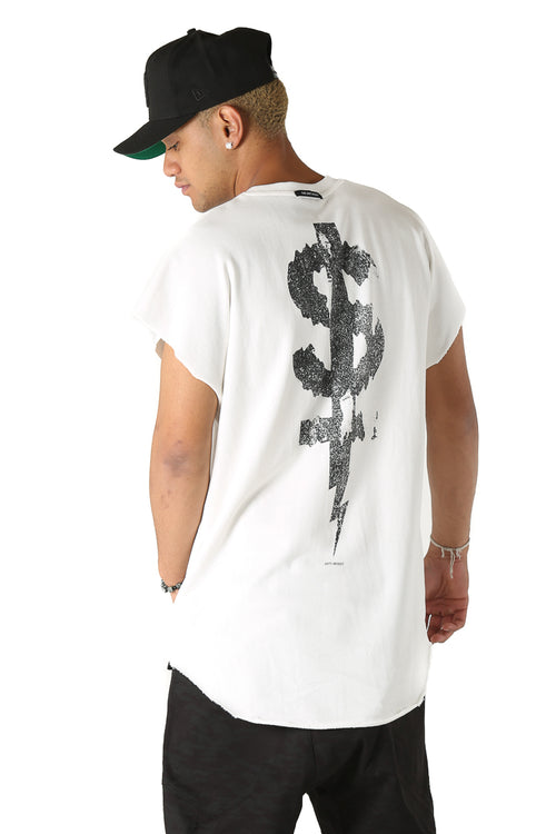 The Anti-Order Anti Symmetry Money Tee White