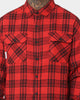 Saint Morta Flow Long Sleeve Flannel Shirt Red/Black