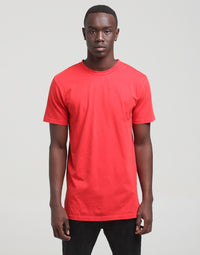 Well Made Standard Issue Tee Red Acid Wash