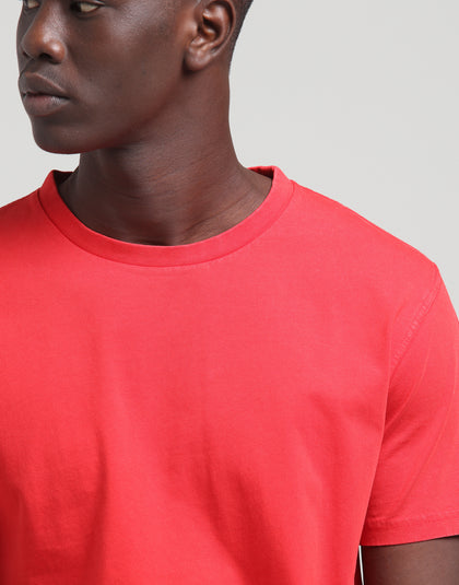 Well Made Legacy Tall Tee Red Acid Wash