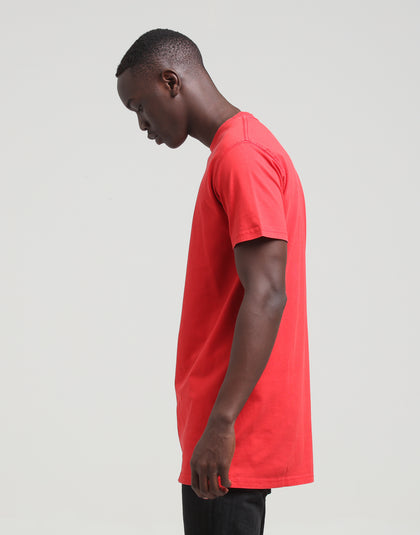 Well Made Legacy Tall Tee Red Acid Wash