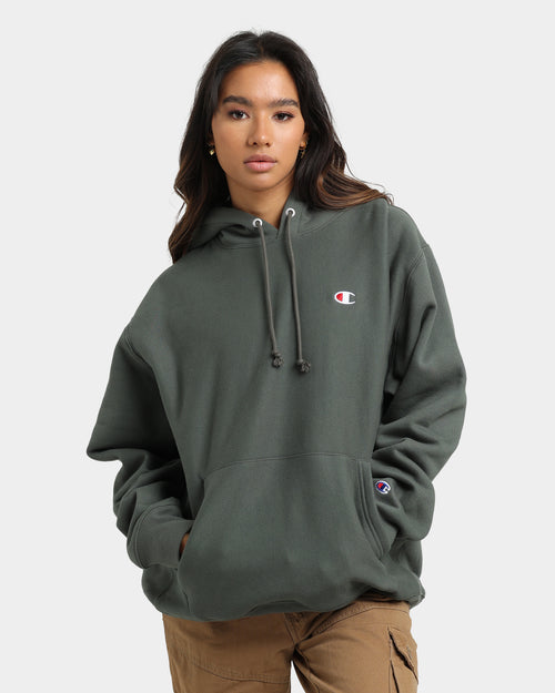 Champion Reverse Weave Hoodie Ground Green