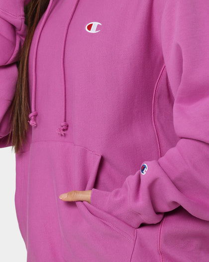 Champion Reverse Weave Hoodie Our Fave Fuchsia