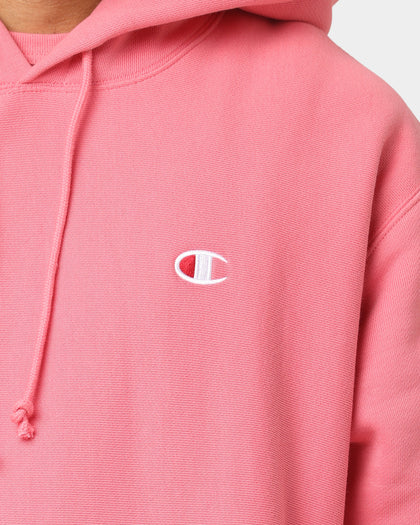 Champion Reverse Weave Hood Tickled Rose