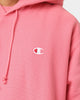 Champion Reverse Weave Hood Tickled Rose