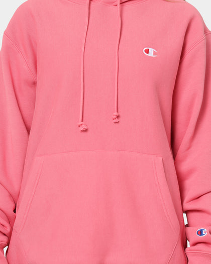 Champion Reverse Weave Hood Tickled Rose