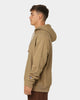 Reverse Weave Hoodie Whole Wheat Khaki