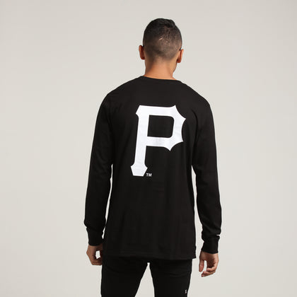 Majestic Athletic Pittsburgh Pirates Vigar LS Tee Black/White