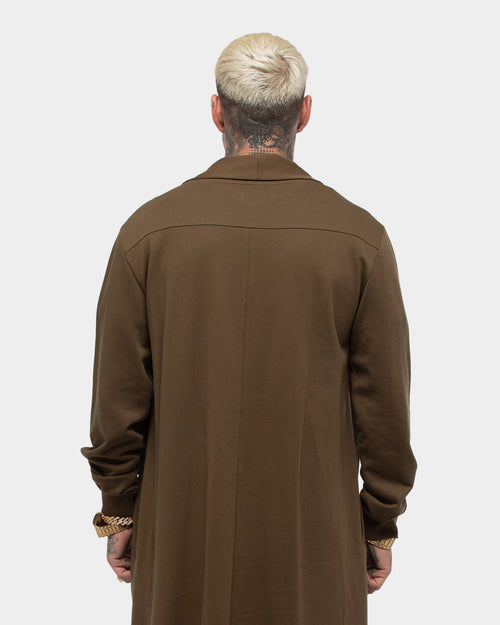 Saint Morta Coffin Party Longline Cardigan Army Green