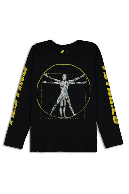 ASAP ROCKY APPAREL Crash Test Vitruvian LS Tee Black