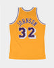 Mitchell & Ness Los Angeles Lakers Magic Johnson '84-'85 #32 Swingman Jersey Yellow