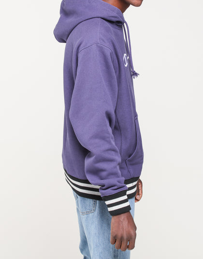 CHAMPION REV WEAVE RIB HOOD BLUE