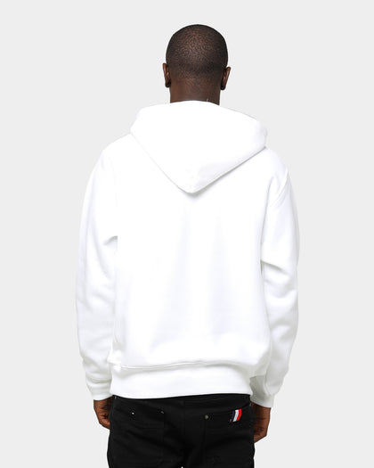 Champion Rev Weave Embroidered Hood White
