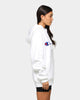 Champion Rev Weave Embroidered Hood White